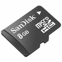 SANDISK microSDHC 8GB (microSD 8G) SDSDQ-8192 SDアダプタ付き